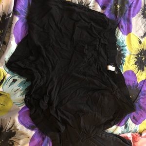 Loose Fit Black Shorts; Torrid; W 2X